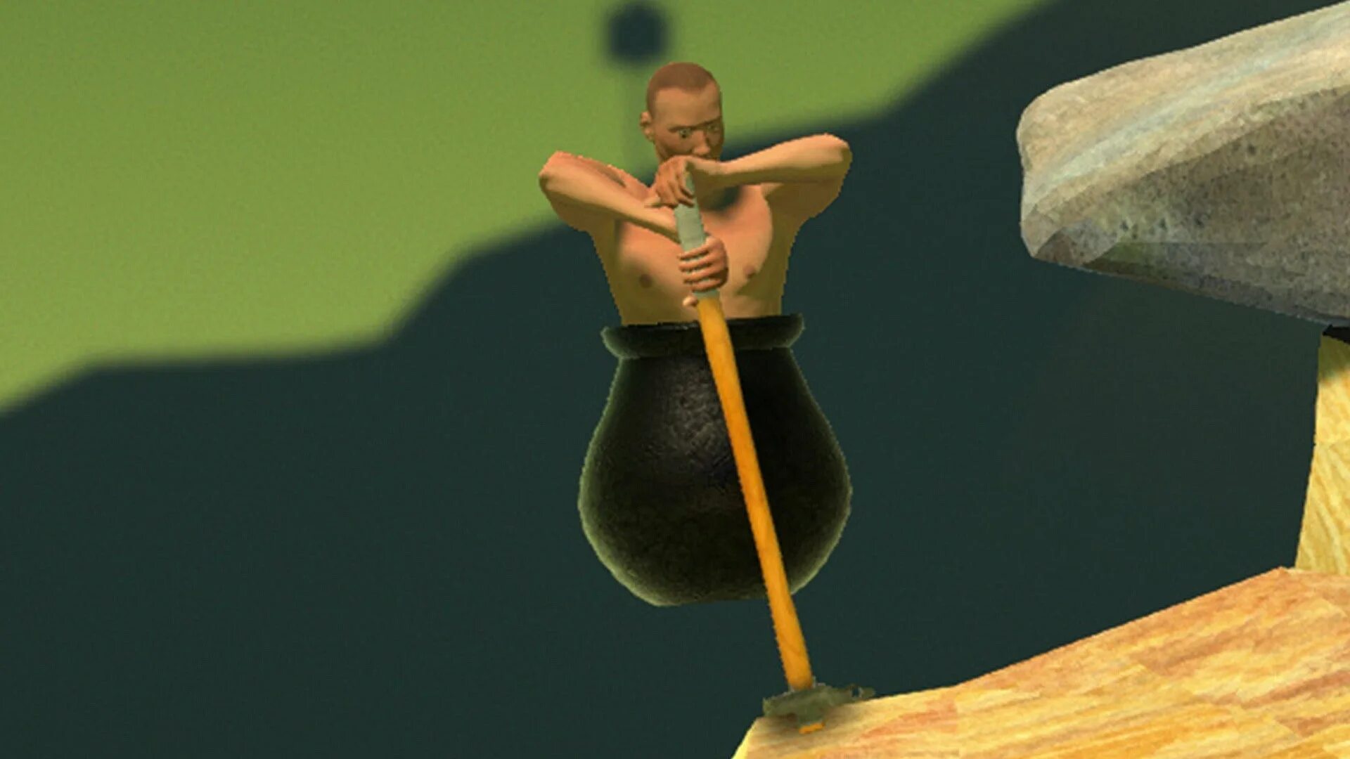 Getting over it with Bennett Foddy. Getting over it фон. Спидран гетинг ОВКР ИТ. Getting over it персонаж.