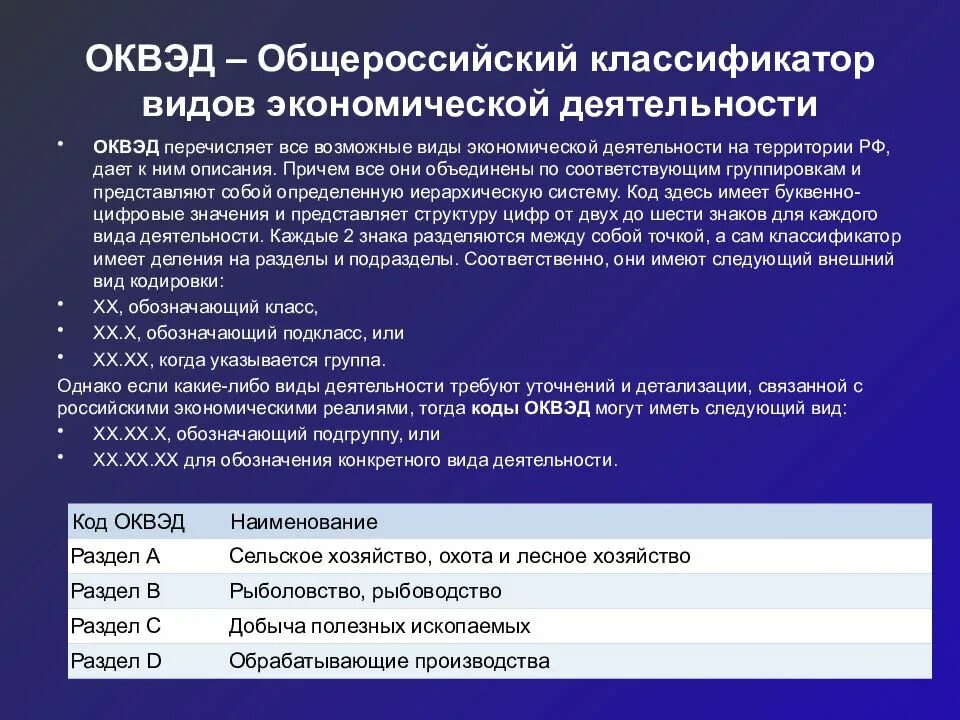 Классификация видов экономической деятельности. Общероссийский классификатор видов экономической деятельности это. ОКВЭД пример. Вид экономической деятельности ОКВЭД. Оквэд сотрудников