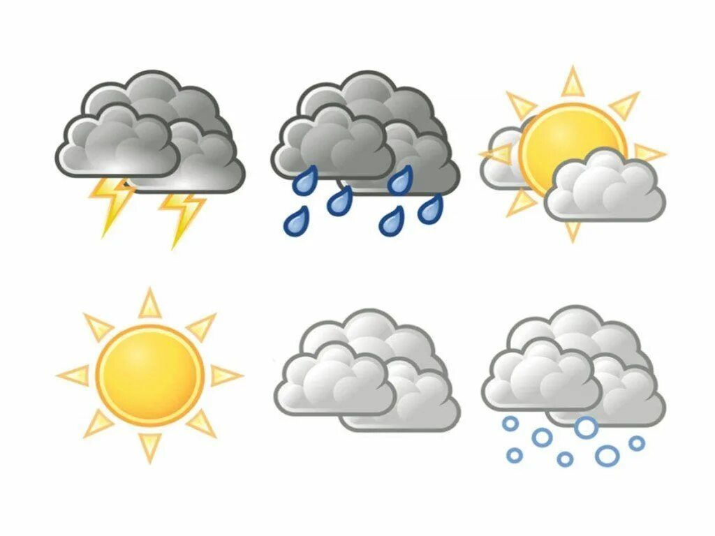 Погода рисунок. Погодные явления для детей. Погодные значки для детей. Погодные явления картинки для детей.