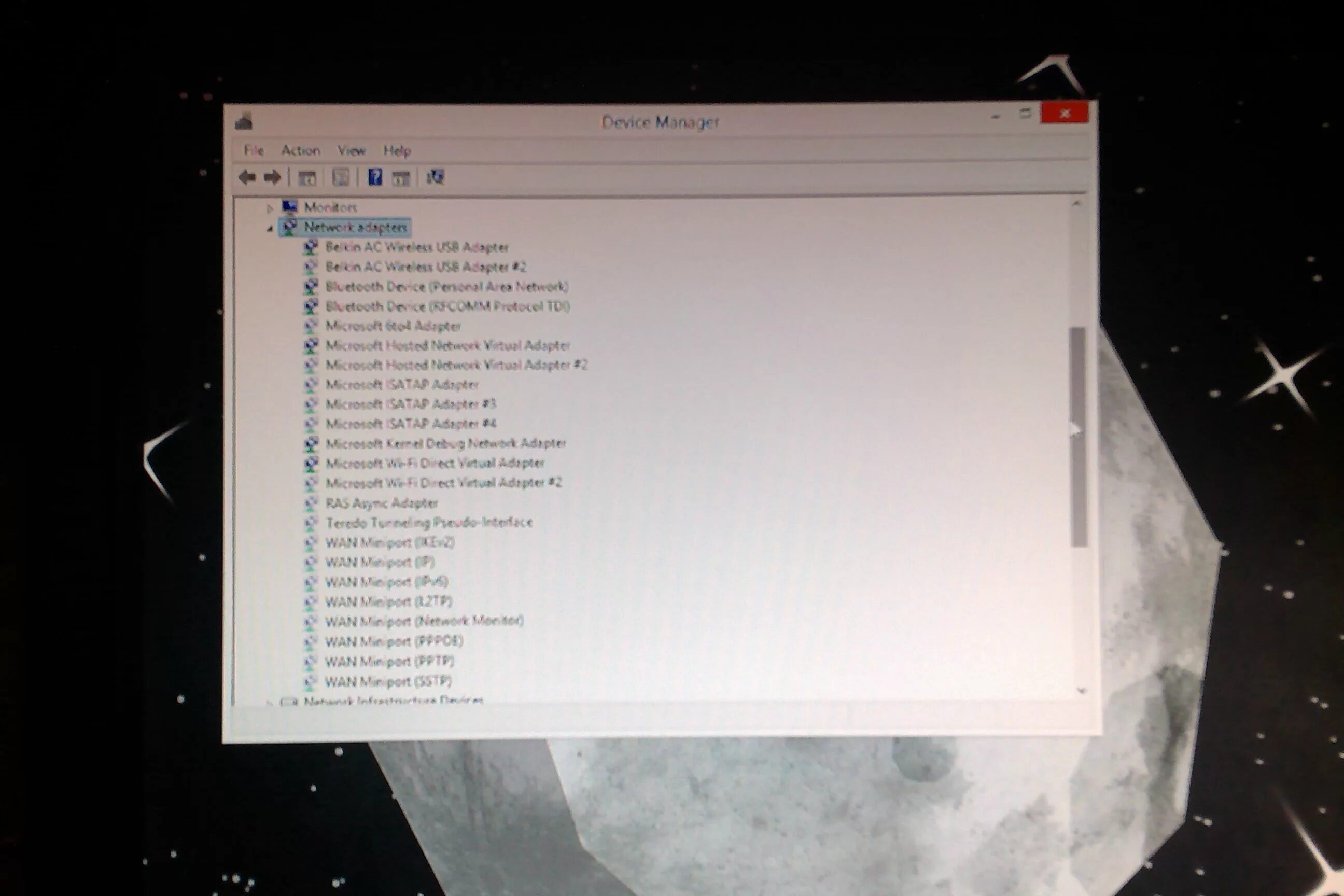 The realtek network controller was. The realtek network controller was