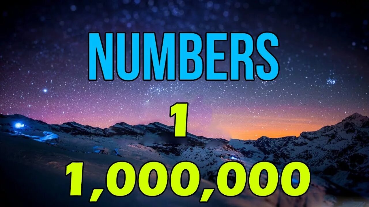 Numbers 1 to 1000000. Numbers 1 - 1 million. Numbers 1000 to 0. Numbers 1000000 to 0. Million numbers