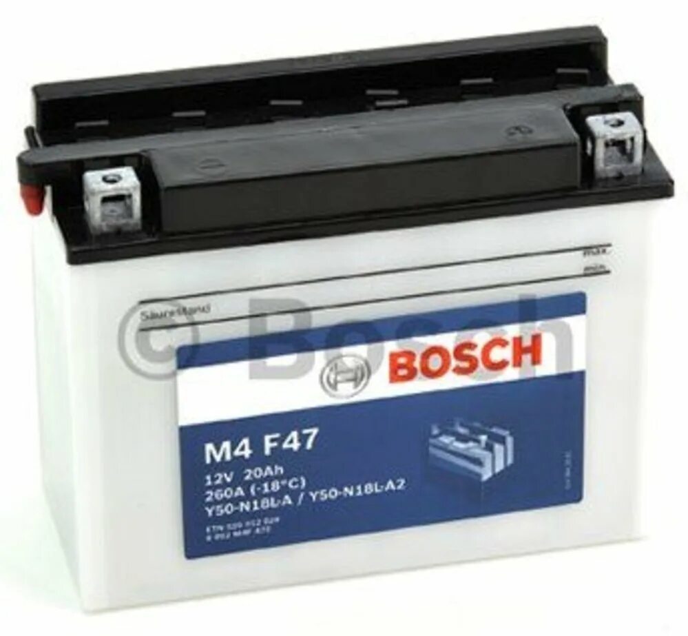 Аккумулятор m4. 0 092 m4f 470. аккумулятор 12v 20ah y 50-n 18 l. батарея аккумуляторная &quot;funstart freshpack&quot;, 12в 20ач 0 092 m4f 470 bosch. аккумулятор бош 12в 12ач 200en.
