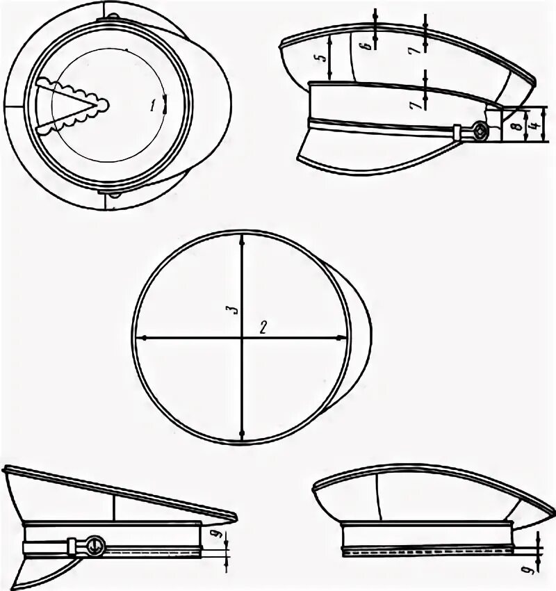фуражке схема