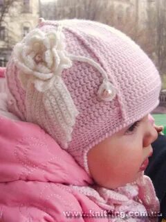 Связать шапочку для девочки 5 лет