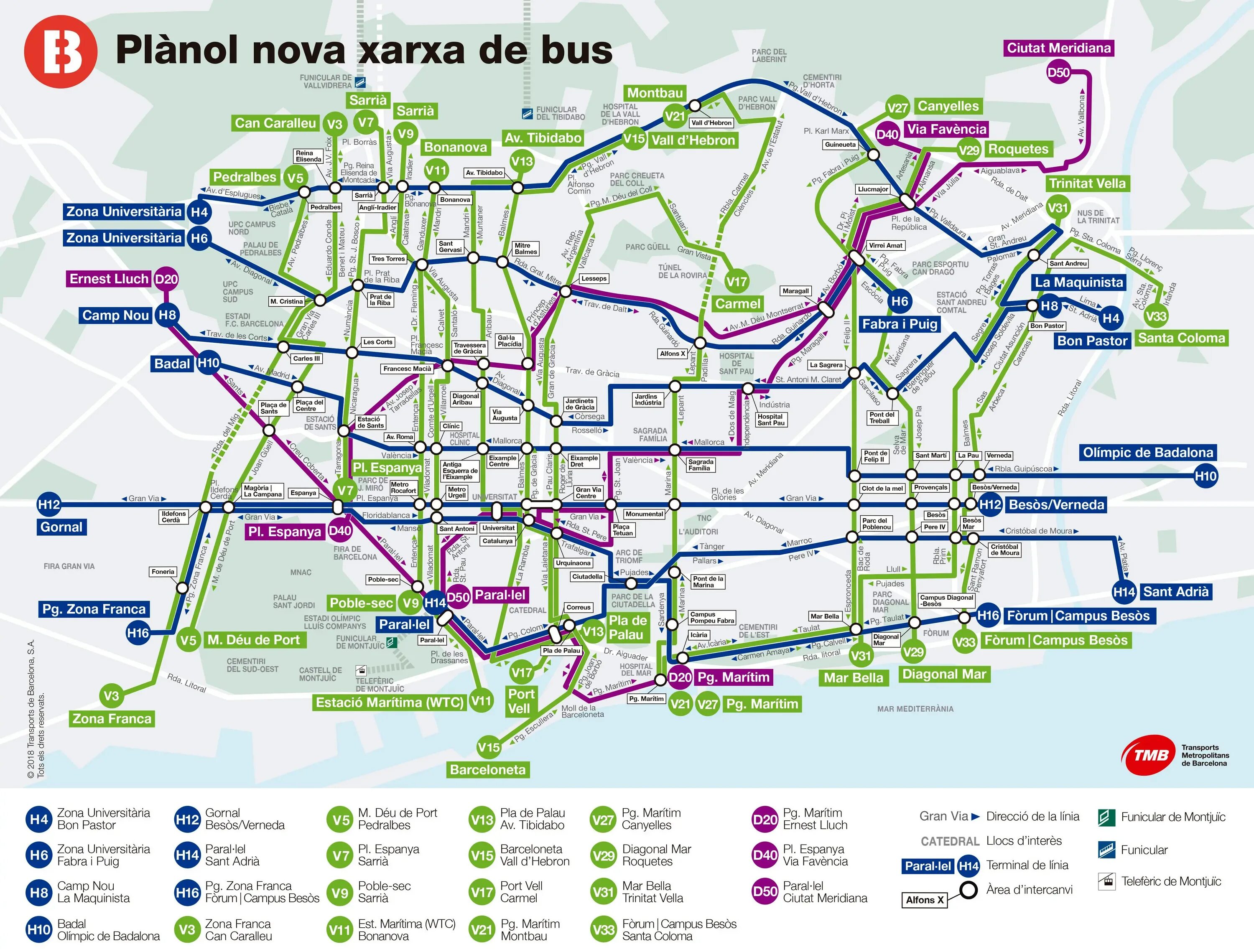 Карта автобусов купить. Карта транспорта Барселоны. Схема автобусов в Барселоне. Карта общественного транспорта Барселоны. Карта метро Барселоны.