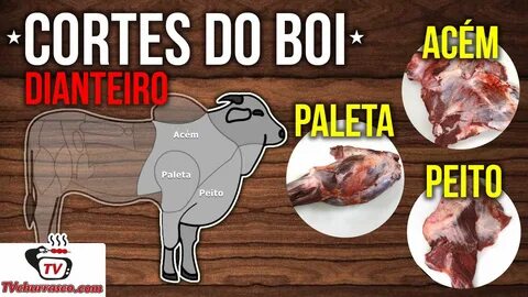 Cortes do Boi - Desossa Dianteiro (Acém, Paleta e Peito) Vamos por Partes.