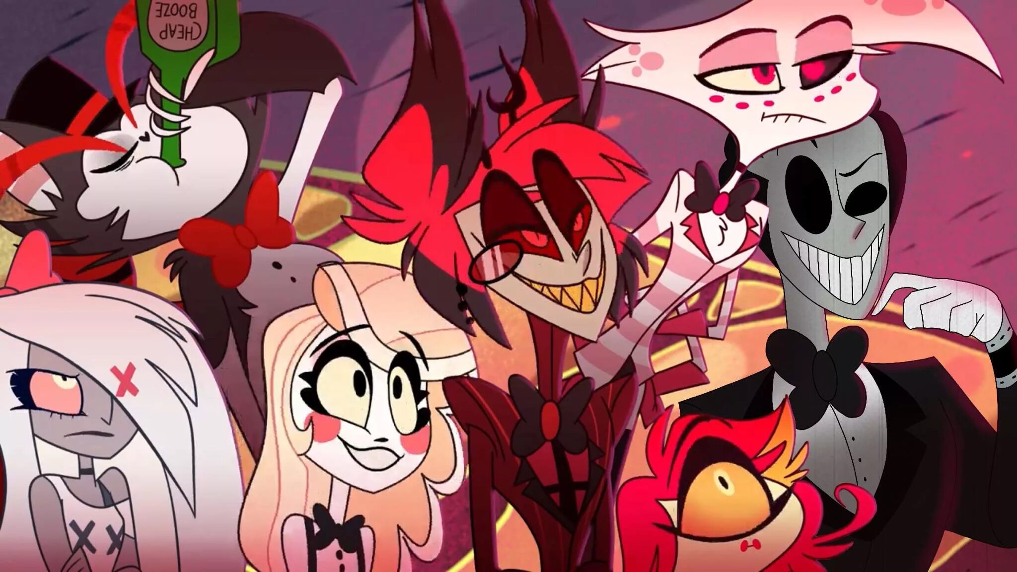 Hazbin. Отель ХАЗБИН Чарли и Аластор. Песня hells great dad отель хазбин