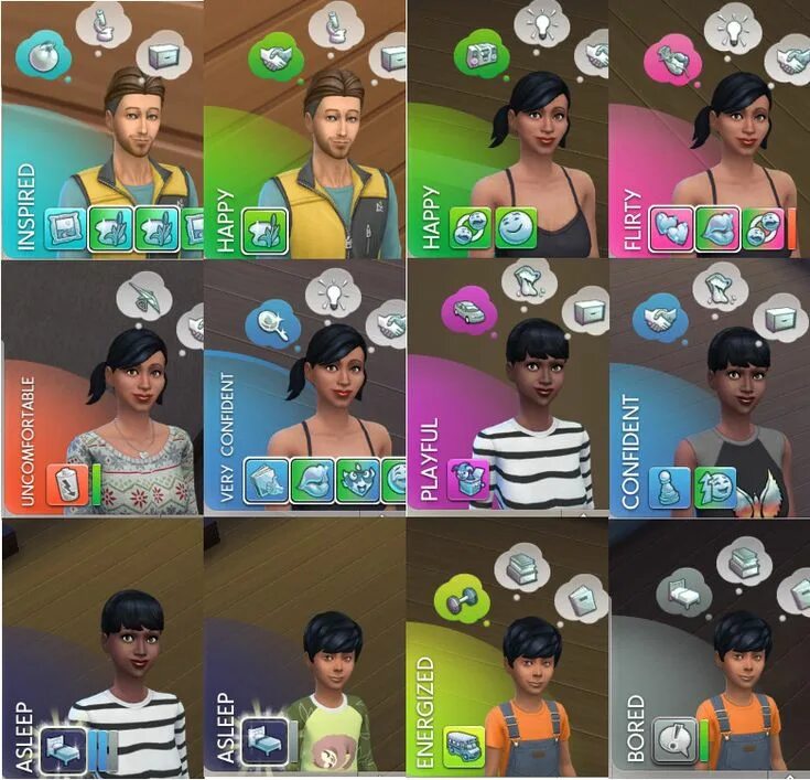 Sims 4 mood pack. Sims 4 эмоции. симс 4 настроение. настроение персонажей в симс 4. настроение симов в симс 4.