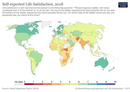 Happiness map 2018 Template.