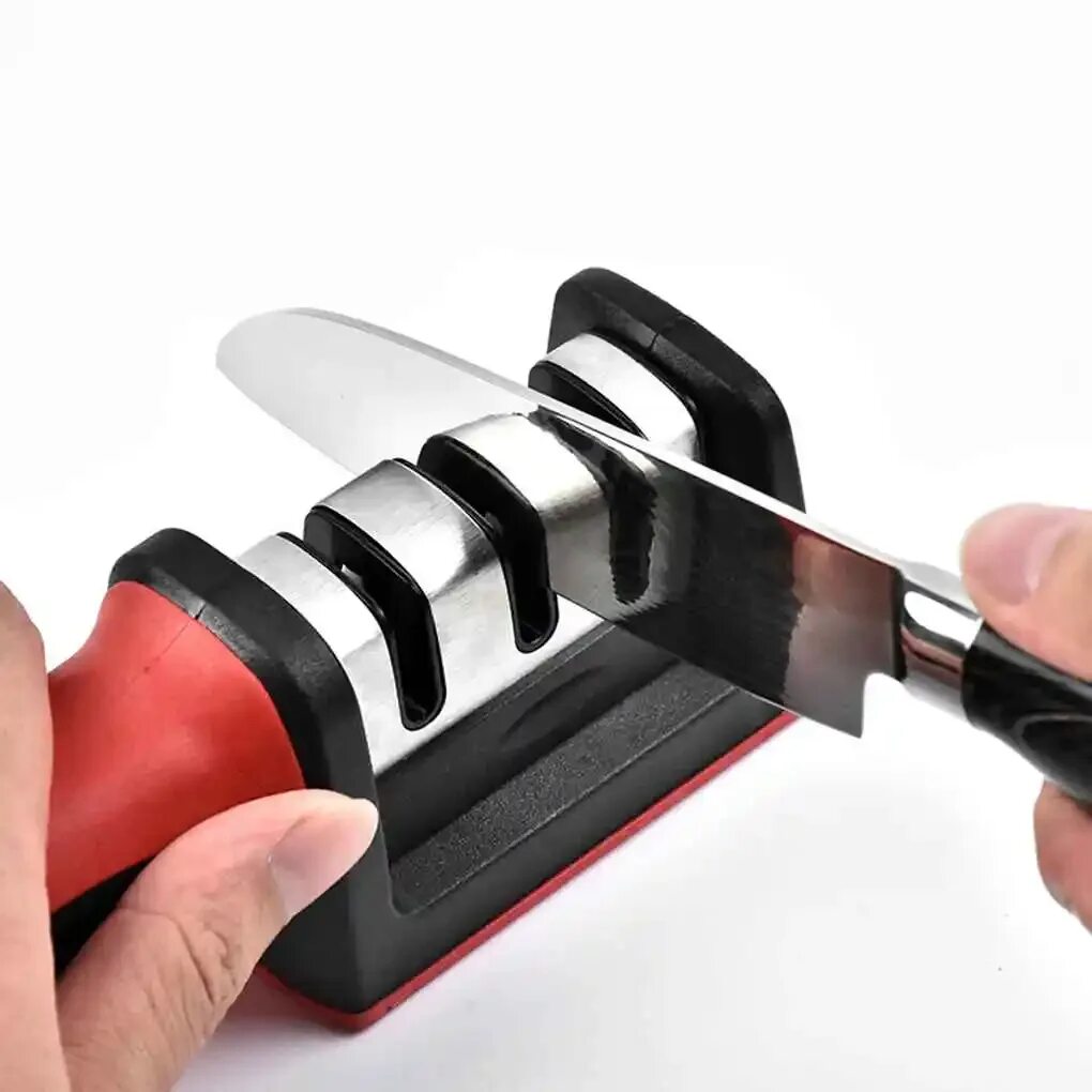 Ножеточка Sharpener RS-168. Knife Sharpener точилка для ножей. Точилка для ножей с 3-х этапной системой заточки. KP-147 ножеточка Sharpener HCK-168.