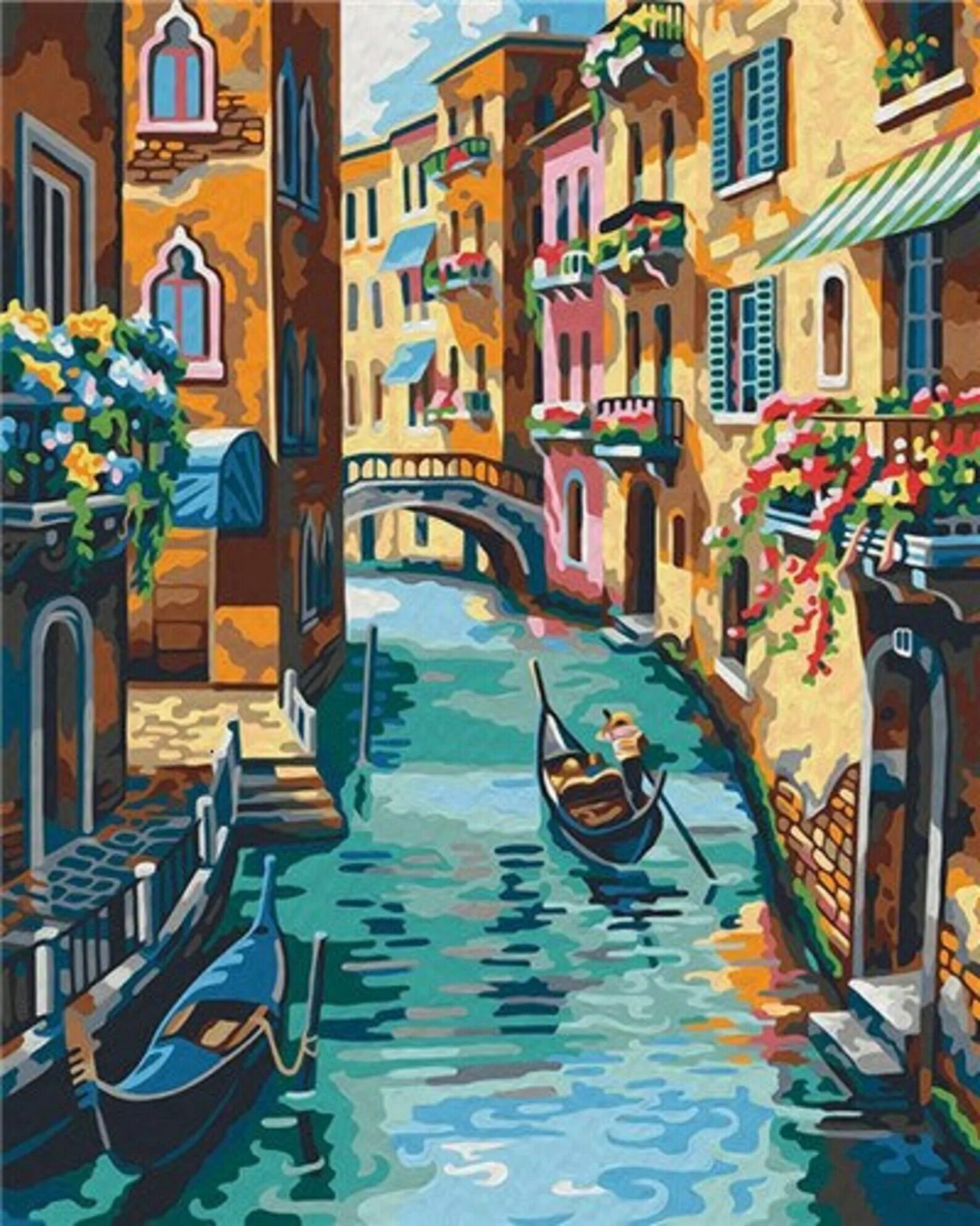 Painting by numbers. Painting by numbers