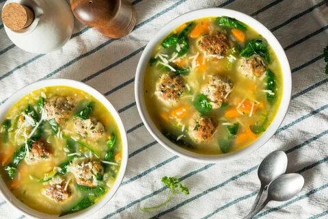 Суп с фрикадельками самый вкусный пошагово