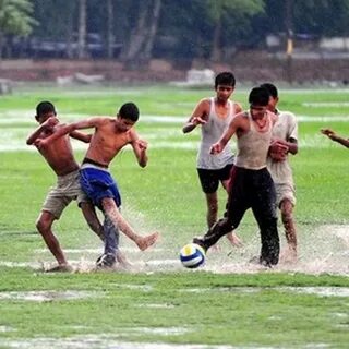 Rain raining play playing