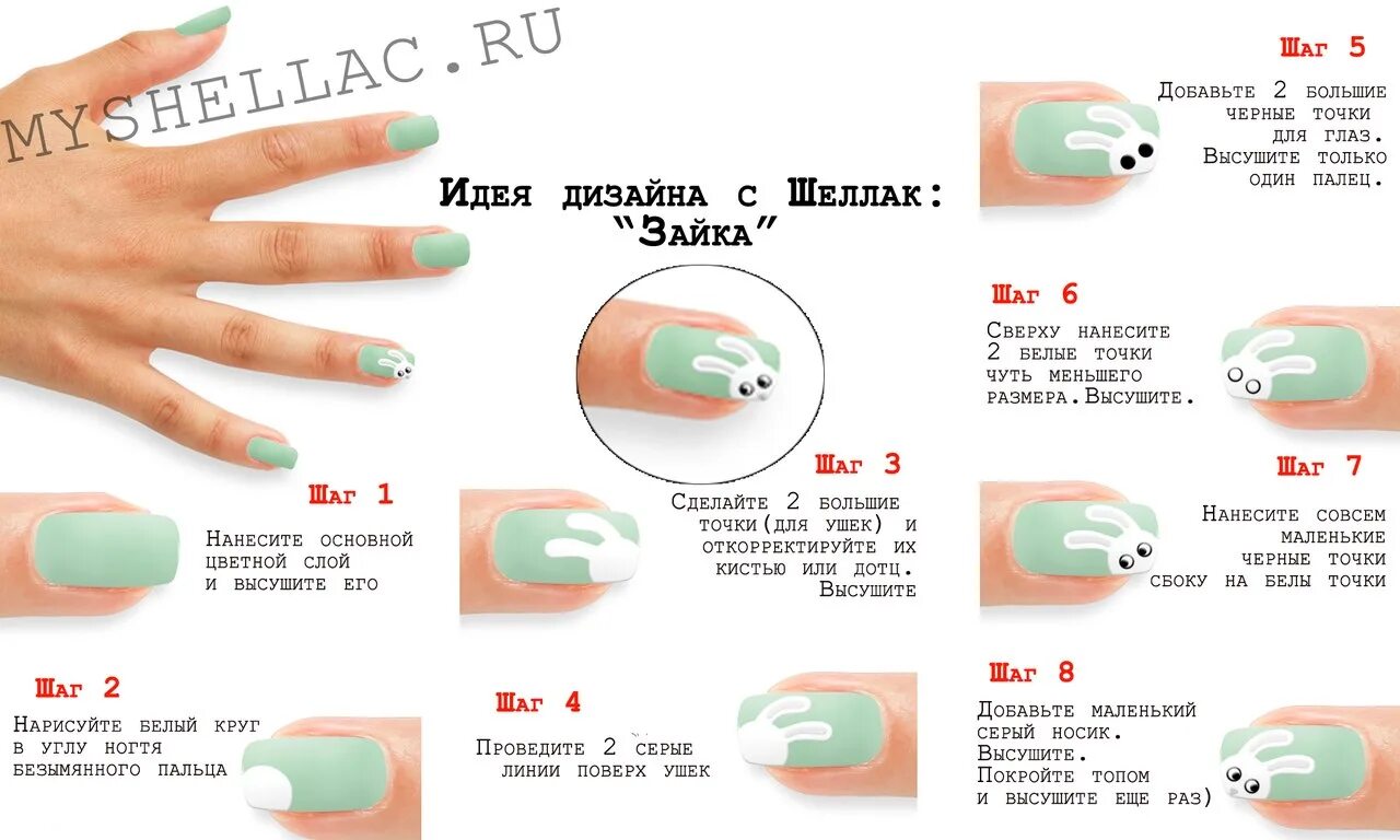 Инструкция как делать ногти