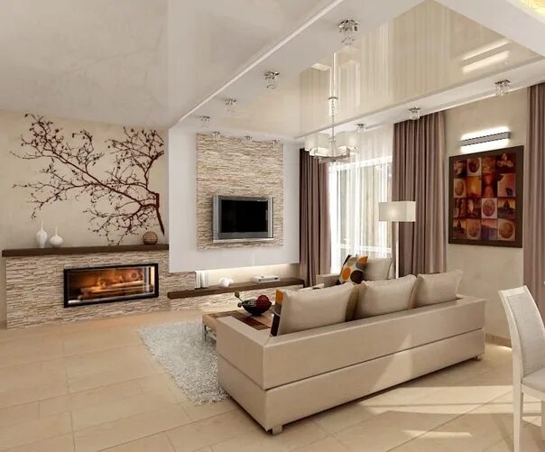 Model modern de lustra argintie pentru living