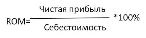 Чистая прибыль продаж формула