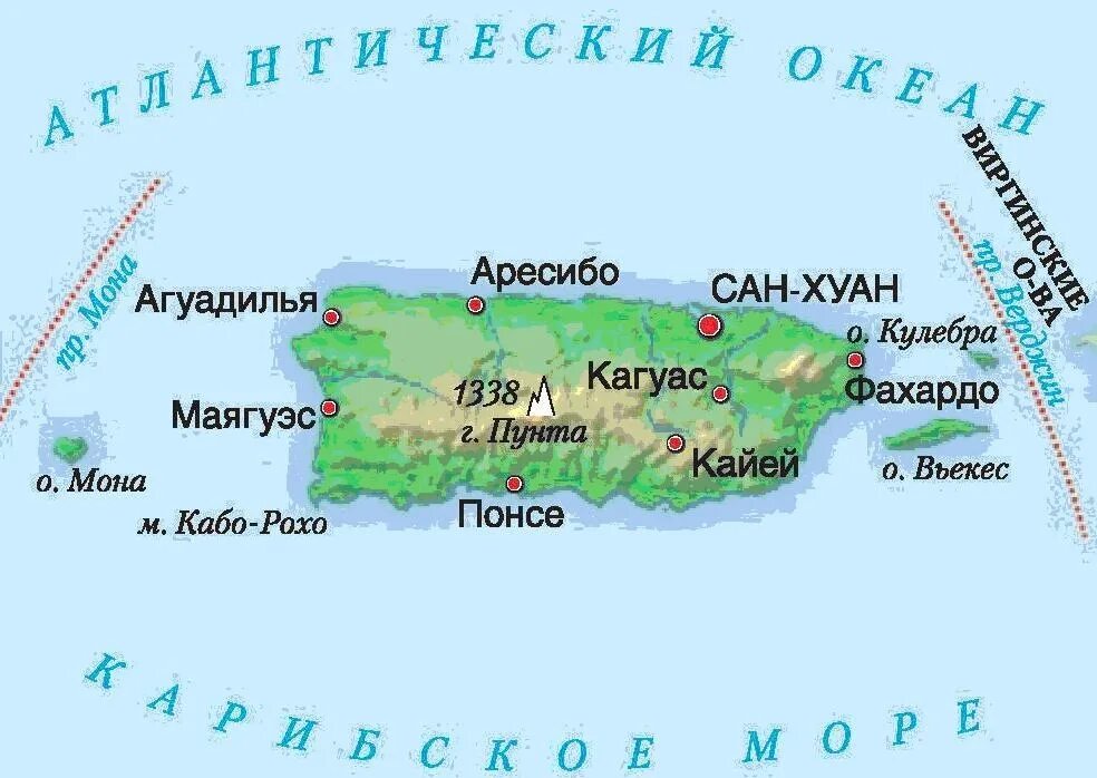 Где находится страна пуэрто рико. Физическая карта пуэрто рико. остров пуэрто рико на карте. остров пуэрто рико на карте мира. остров пуэрто рико на карте северной америки.