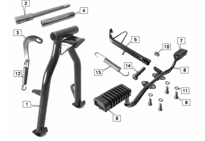 Центральная подножка мопеда. Кронштейн крепления пружины центральной подножки мопеда Альфа. Крепление пружины центральной подножки Альфа. Крепление центральной подножки мопед Дельта. Центральная подножка stels Delta Benelli 50.