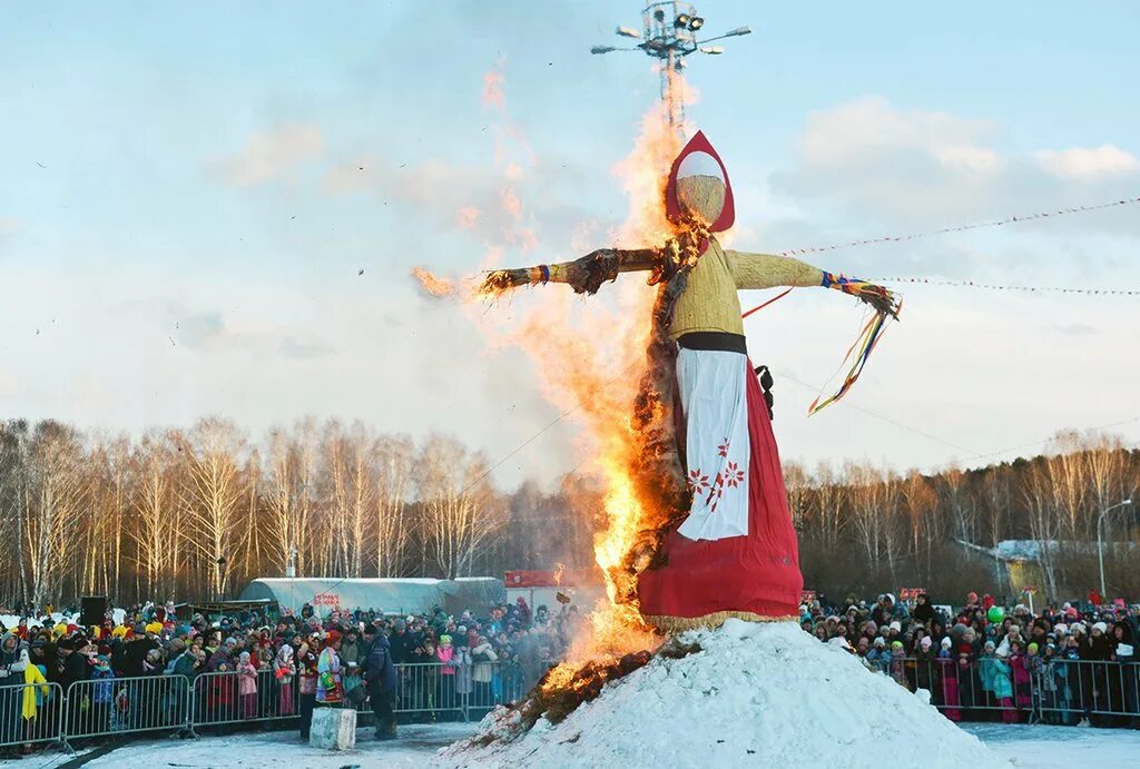 Масленица сжигание чучела история