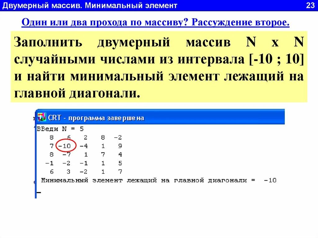 Минимальное число массива. Двумерный числовой массив. элементы двумерного массива. заполнение двумерного массива. заполнение двумерного массива случайными числами.