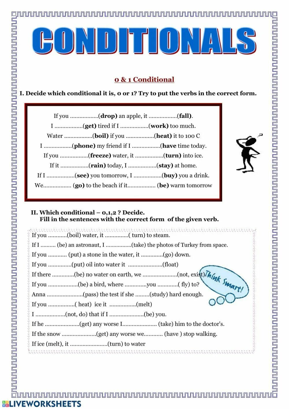 First conditional exercise 1. Conditional 0 1 упражнения Worksheets. Conditionals в английском exercises. Conditionals упражнения. Conditionals в английском Worksheets.