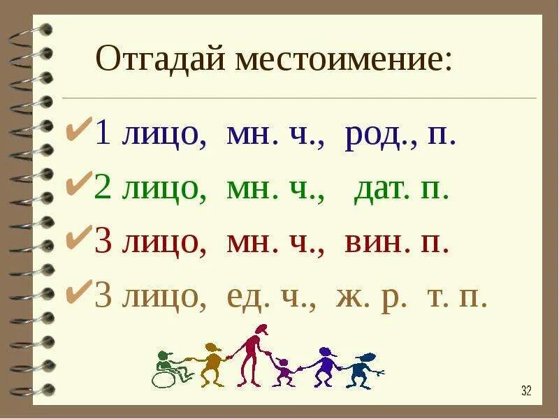 Слова к местоимению он