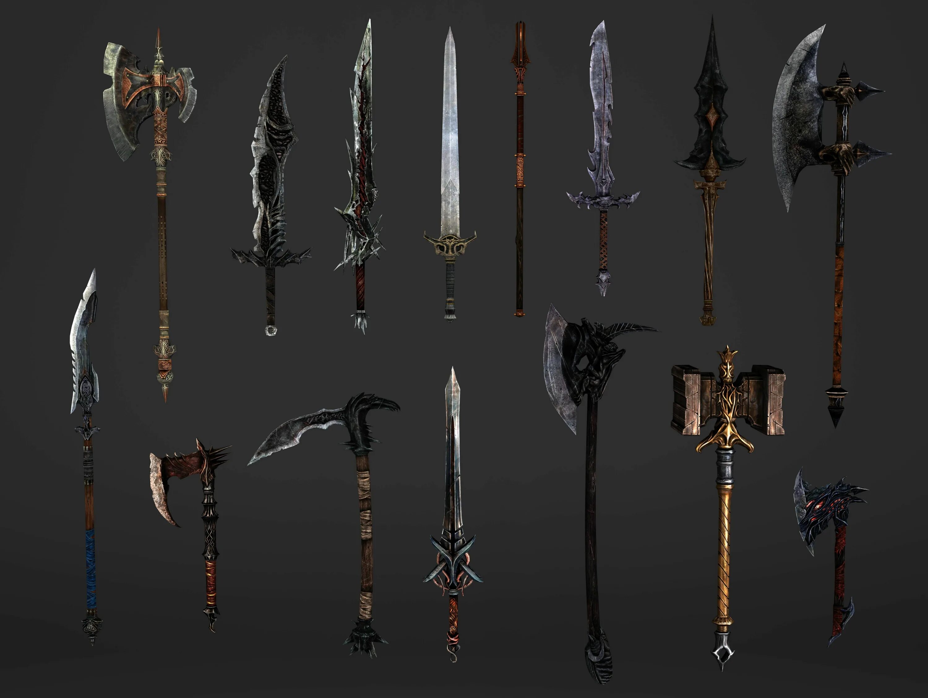 Weapon entities