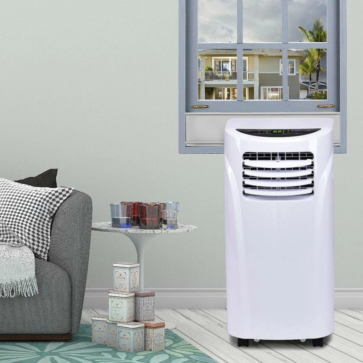 Охладитель воздуха напольный без воздуховода для дома. Air Conditioner 2200 BTU. Переносной кондиционер. Переносной кондиционер в квартиру. Мобильные кондиционеры напольные с воздуховодом.