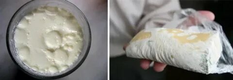 Плотная пленка на поверхности молока