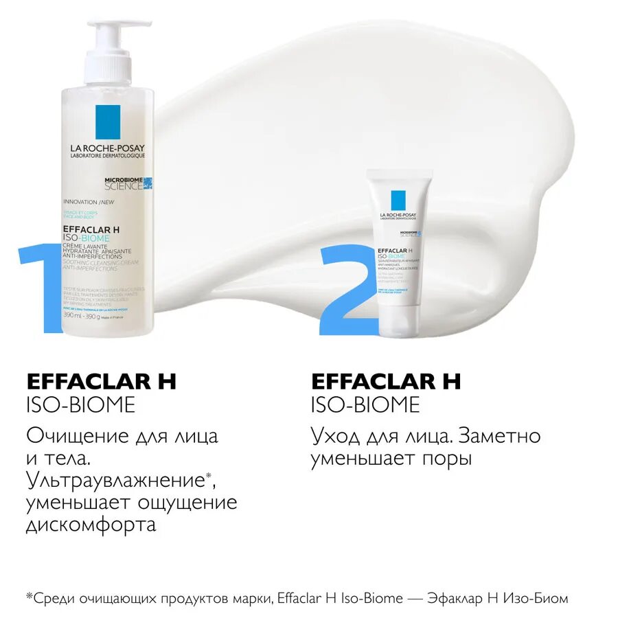 La roche posay effaclar h гель. La Roche Posay Effaclar h ISO Biome. La Roche Posay Effaclar h ISO Biome крем для лица. La Roche-Posay Effaclar н ISO-Biome. Эфаклар н ИСО биом крем.