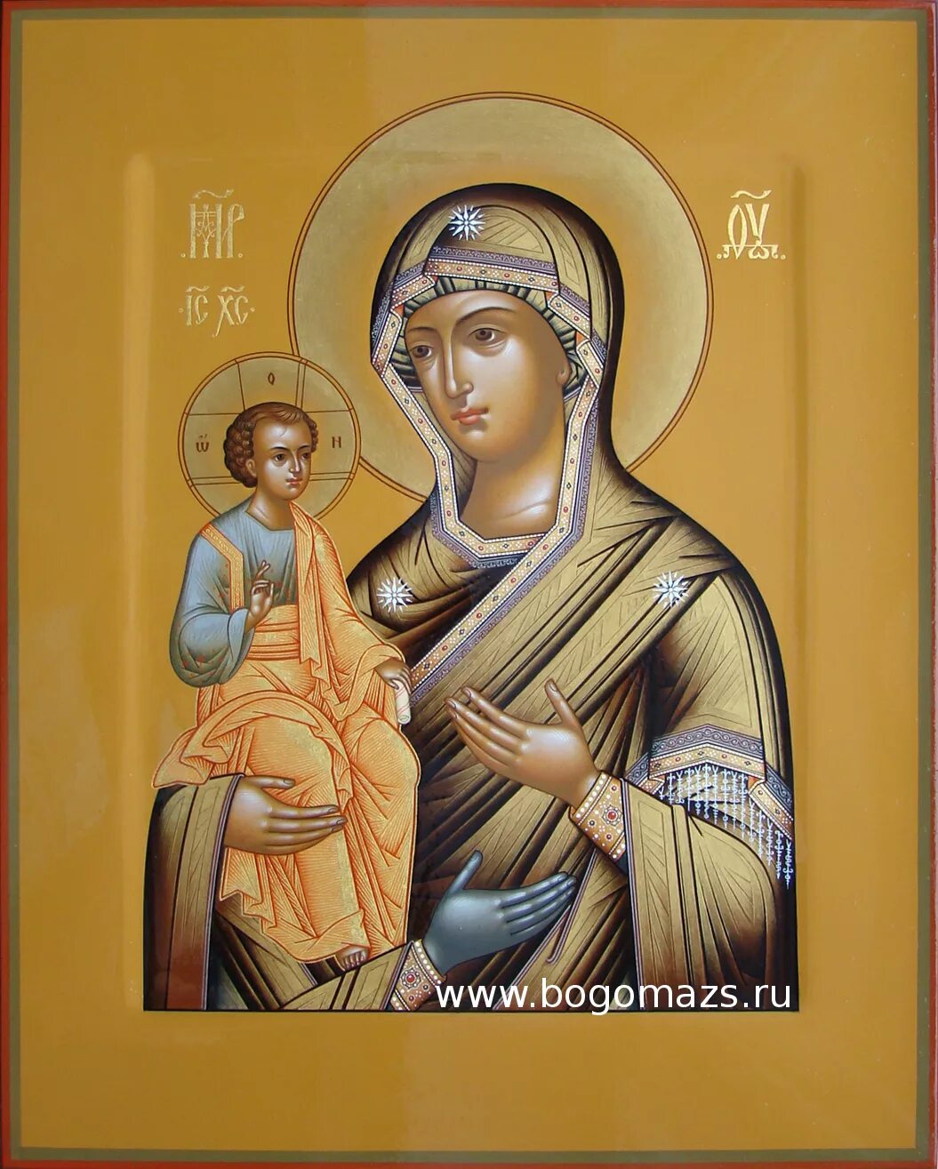 иоанн дамаскин троеручица. 07. икона богородицы троеручица. икона "троеручица". икона пресвятой девы троеручица.