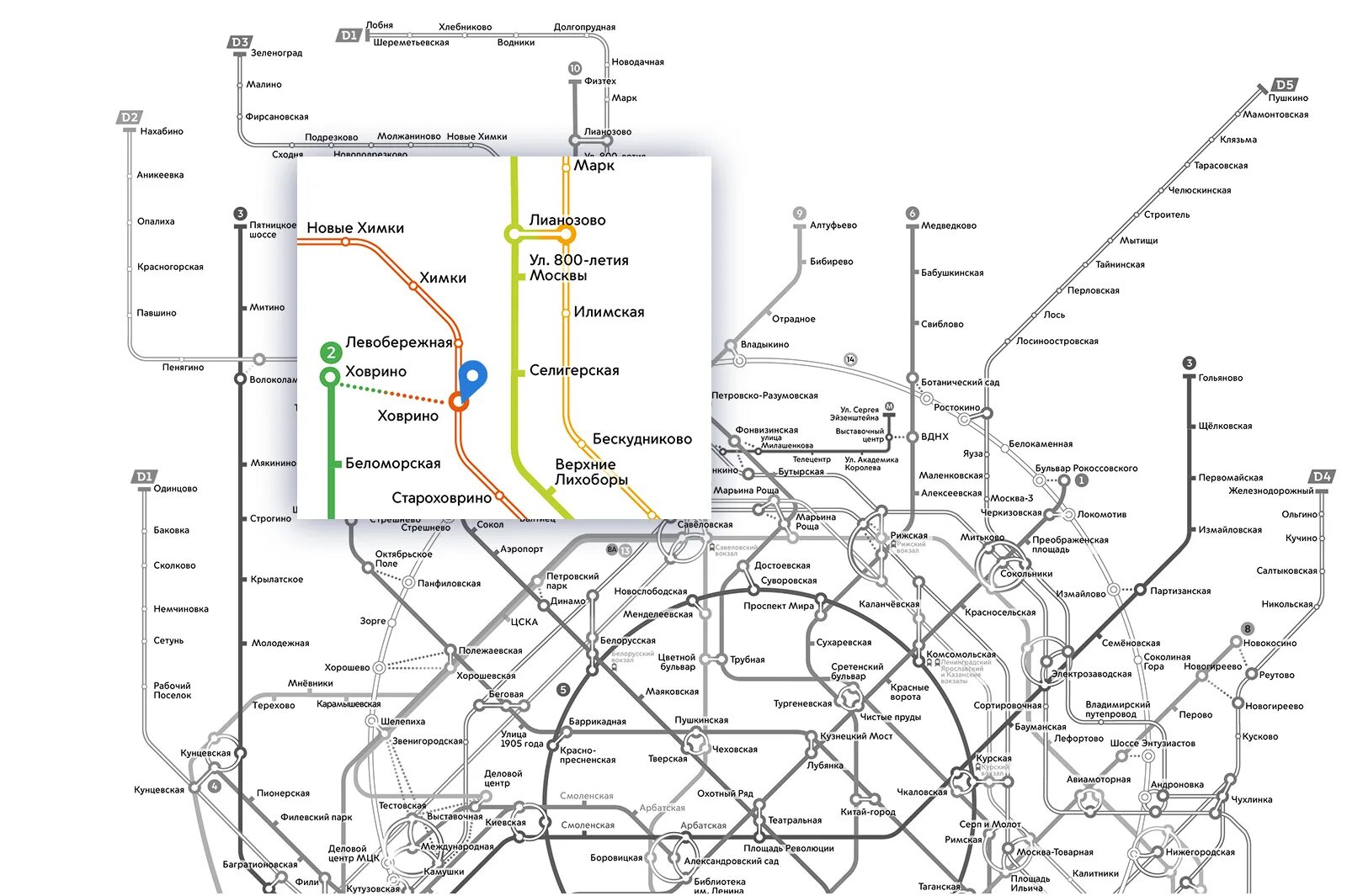 Северный вокзал на карте москвы. МЦД-3 схема станций на карте метро Москвы. Метро Ховрино на схеме станций метрополитена. Карта метро d3 диаметр. Платформа Ховрино схема.