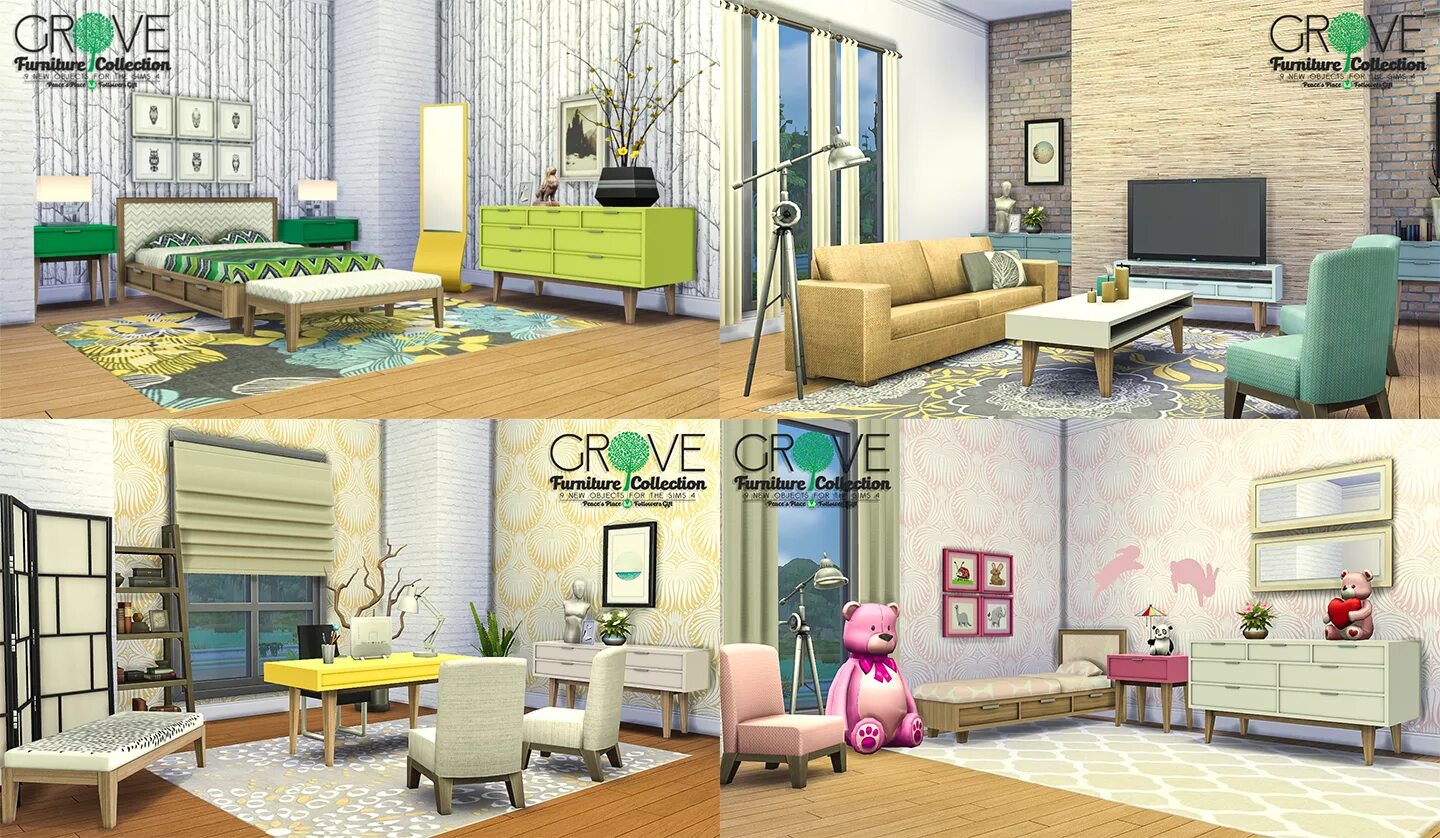 Мебель SIMS 4pack. Стиль королевы Анны в интерьере симс 4. Grove SIMS 4. Моды симс 4 интерьер. Моды для симс интерьер