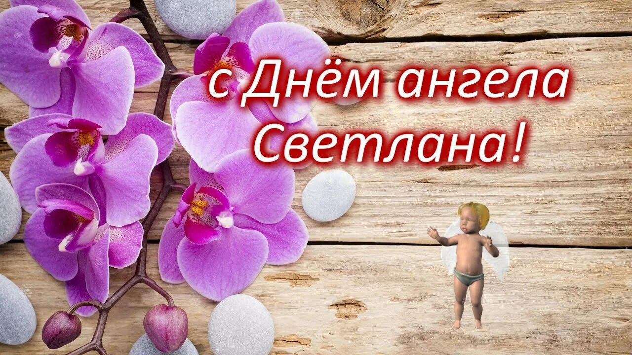 С днем Светланы 26 февраля. Светланин день открытки. Именины светланы по православному в 2024 году