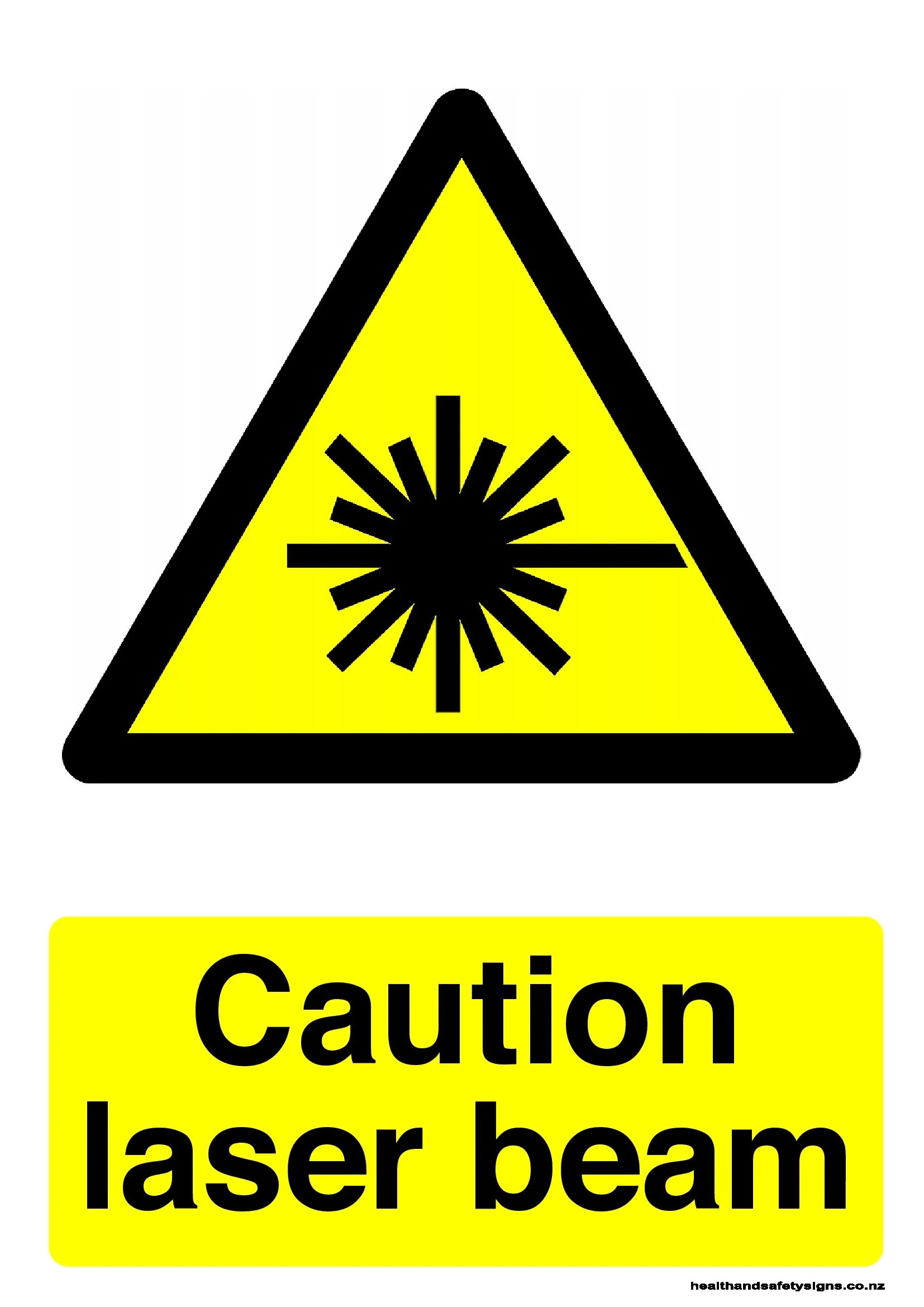 Laser caution
