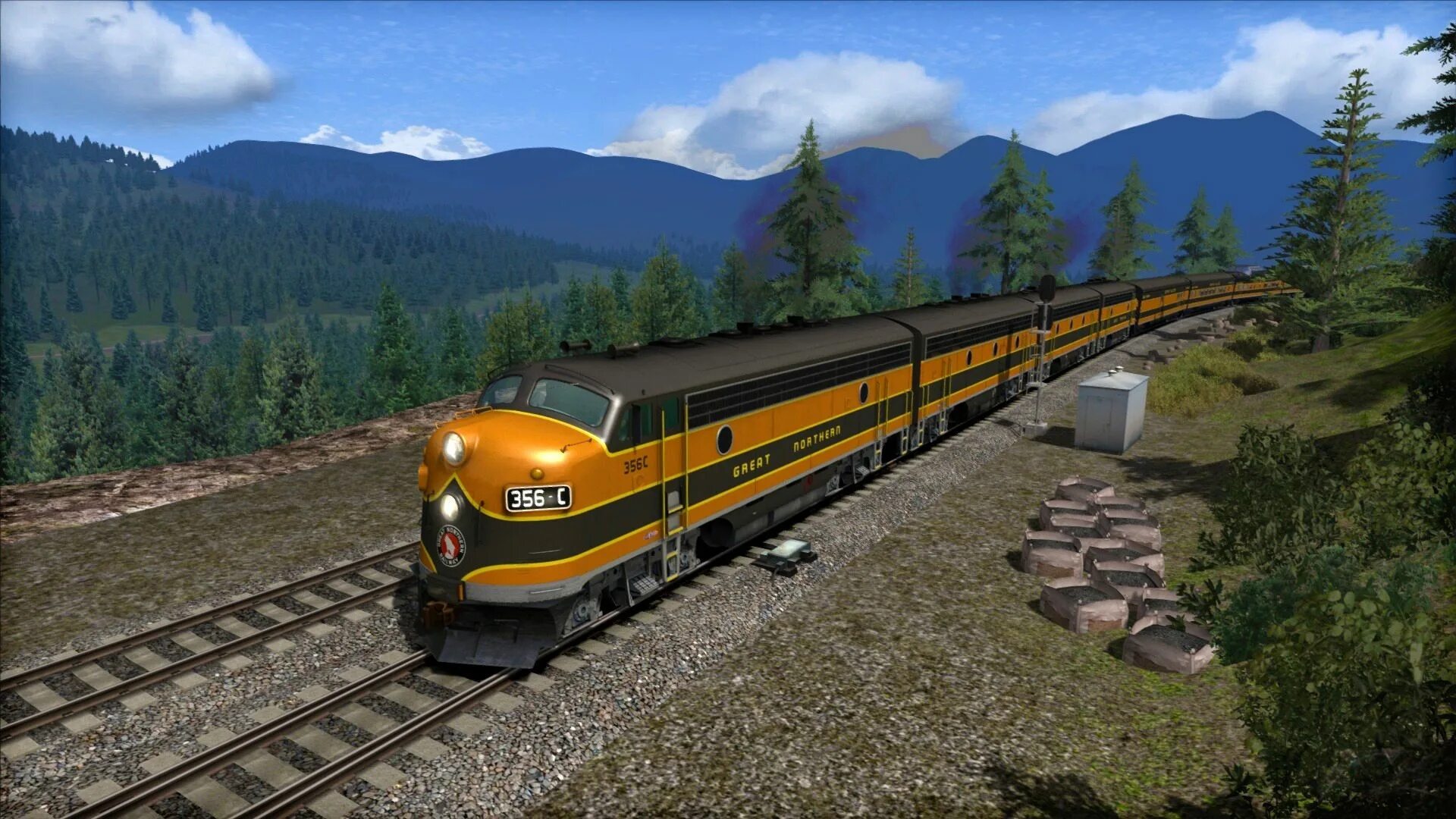 Trainz EMD f7. Marias Pass DLC Train Simulator. Railway Empire поезда. Поезд Empire Builder.