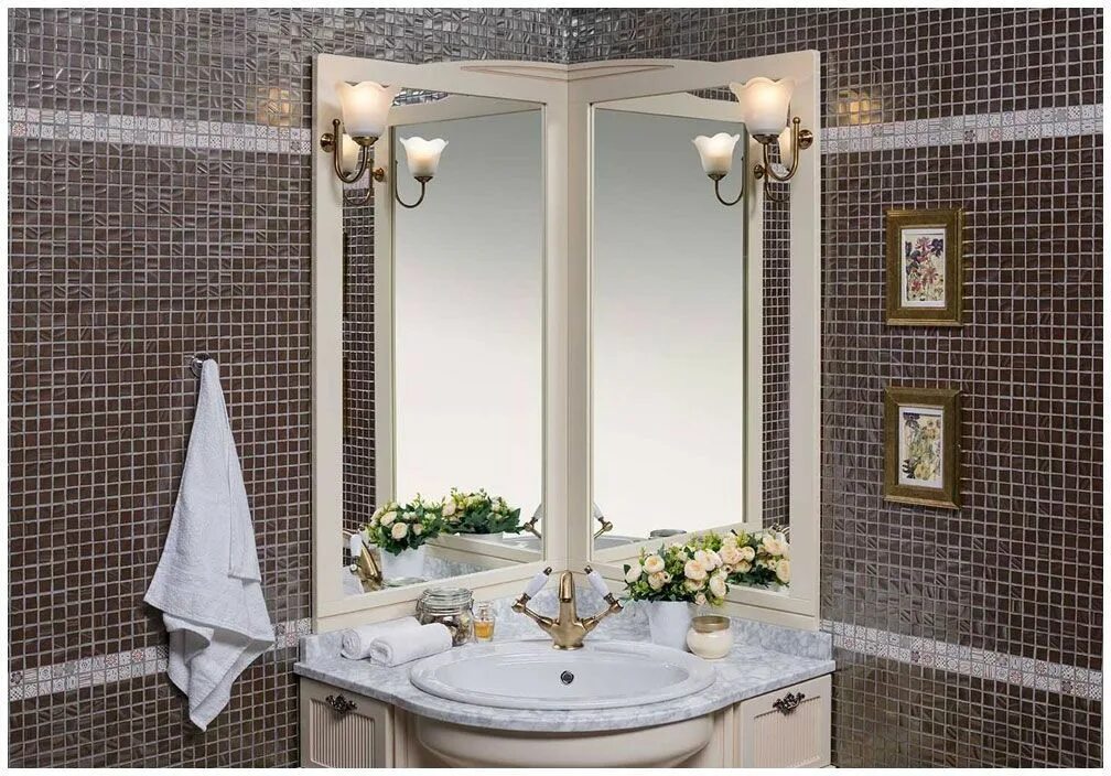 Угловое зеркало в ванной. Луис 70 угловой. Угловое зеркало в ванную комнату. Зеркало в угол ванной. Зеркало для углового умывальника.