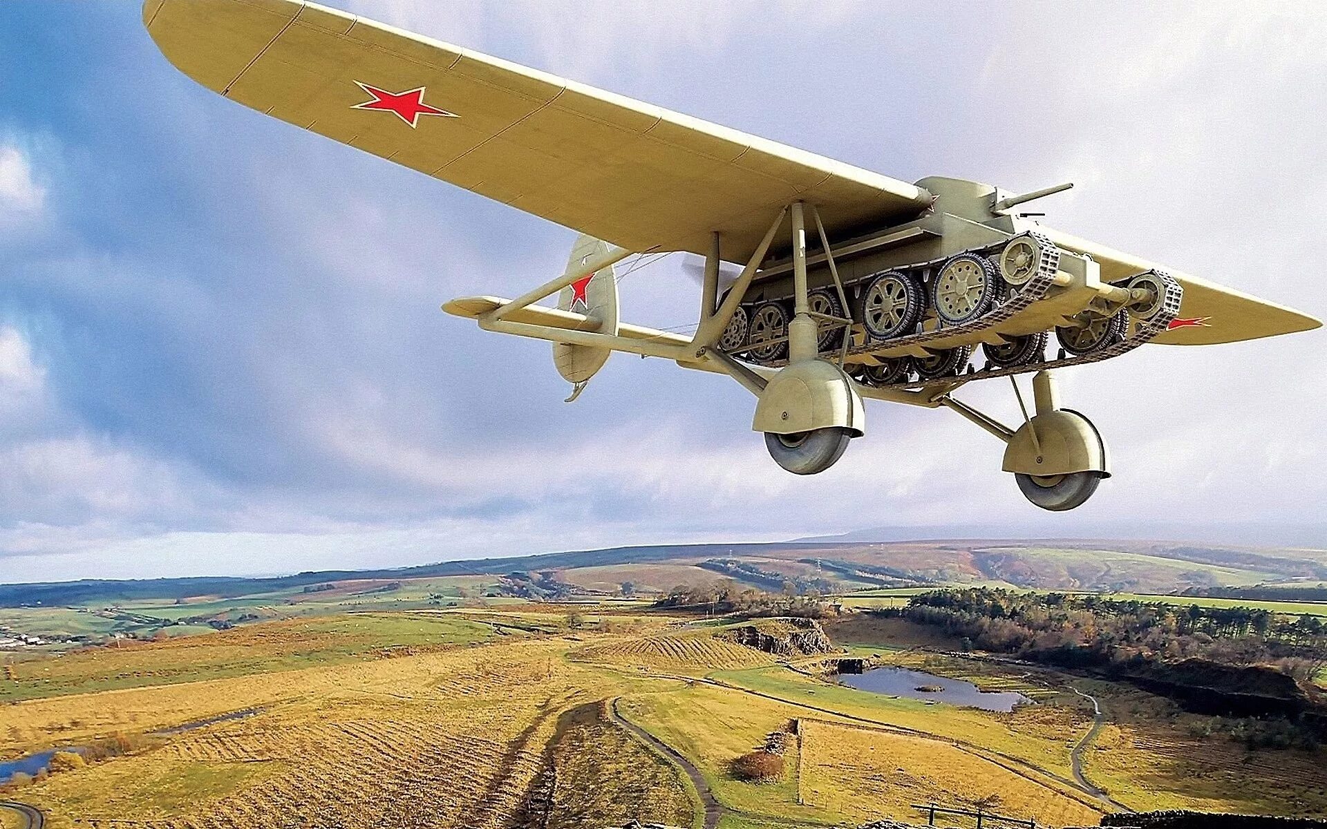 Flying tank