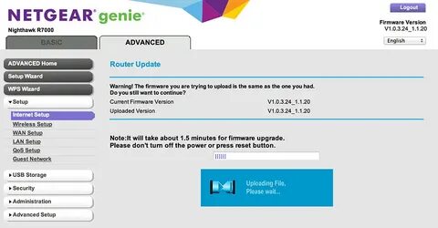Firmware upgrade