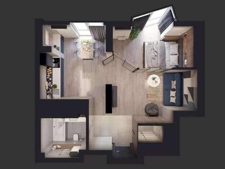 The Elizabeth is the largest floor plan that Elizabeth Square has to offer. This