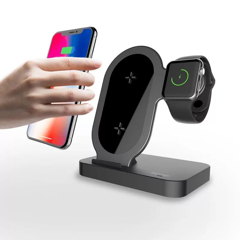 Станция для часов наушников и часов. Док станция Wireless Charger. Док станция с беспроводной зарядкой для Apple. Беспроводная зарядка для айфон и эпл вотч. Док станция Samsung для iphone.