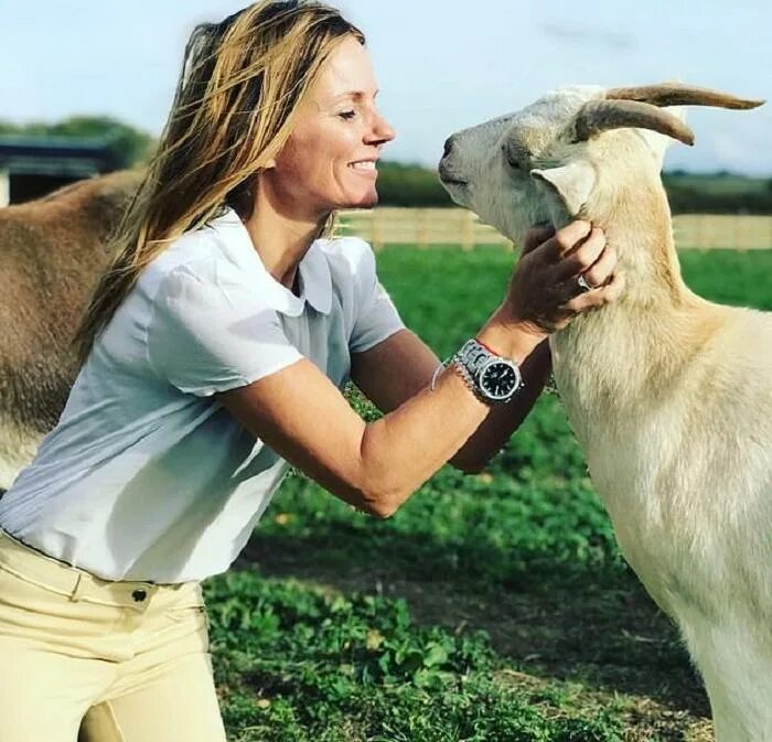 Жена коза. Женщина с козой в самолете. Блондинка снимающаяся с КОХОЙ. Как видят мир козы.