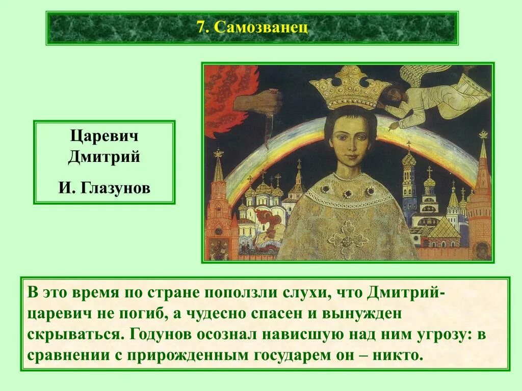 Почему народ поверил в спасение царевича дмитрия. Смерть царевича дмитрия сына ивана грозного.