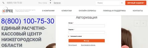 Сайт еркц дзержинск нижегородская область