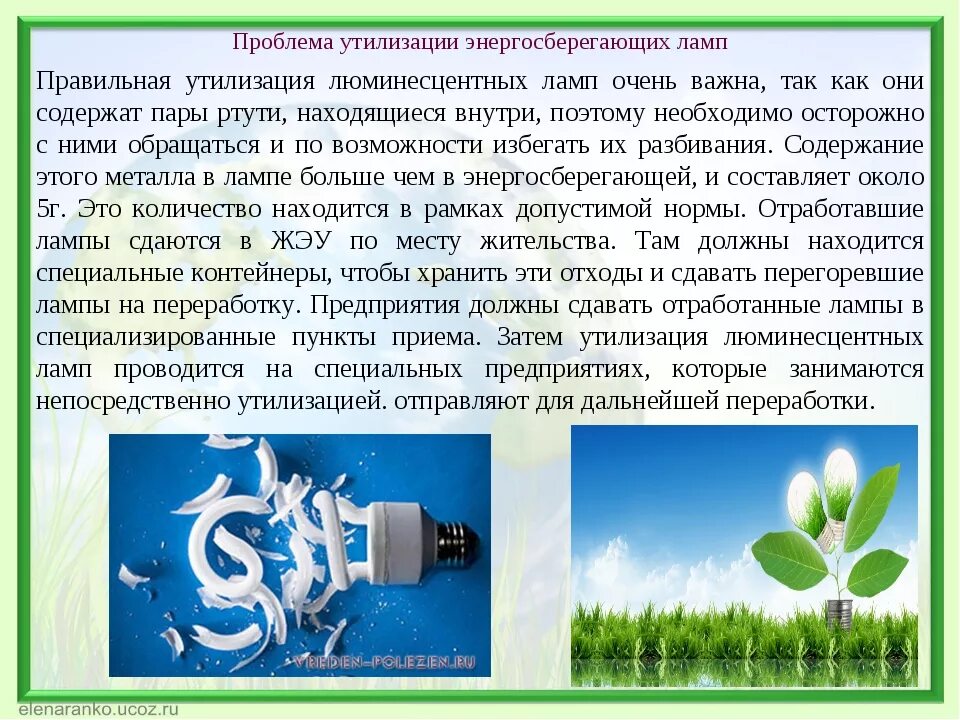 Как утилизировать ртутные лампы
