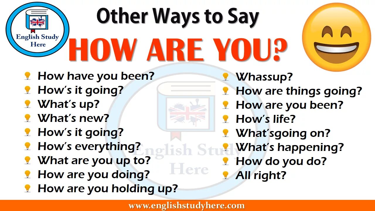 Other ways to say how are you. Вопрос how are you. Ответы на вопрос how are you. Different ways to say how are you. Oh my things