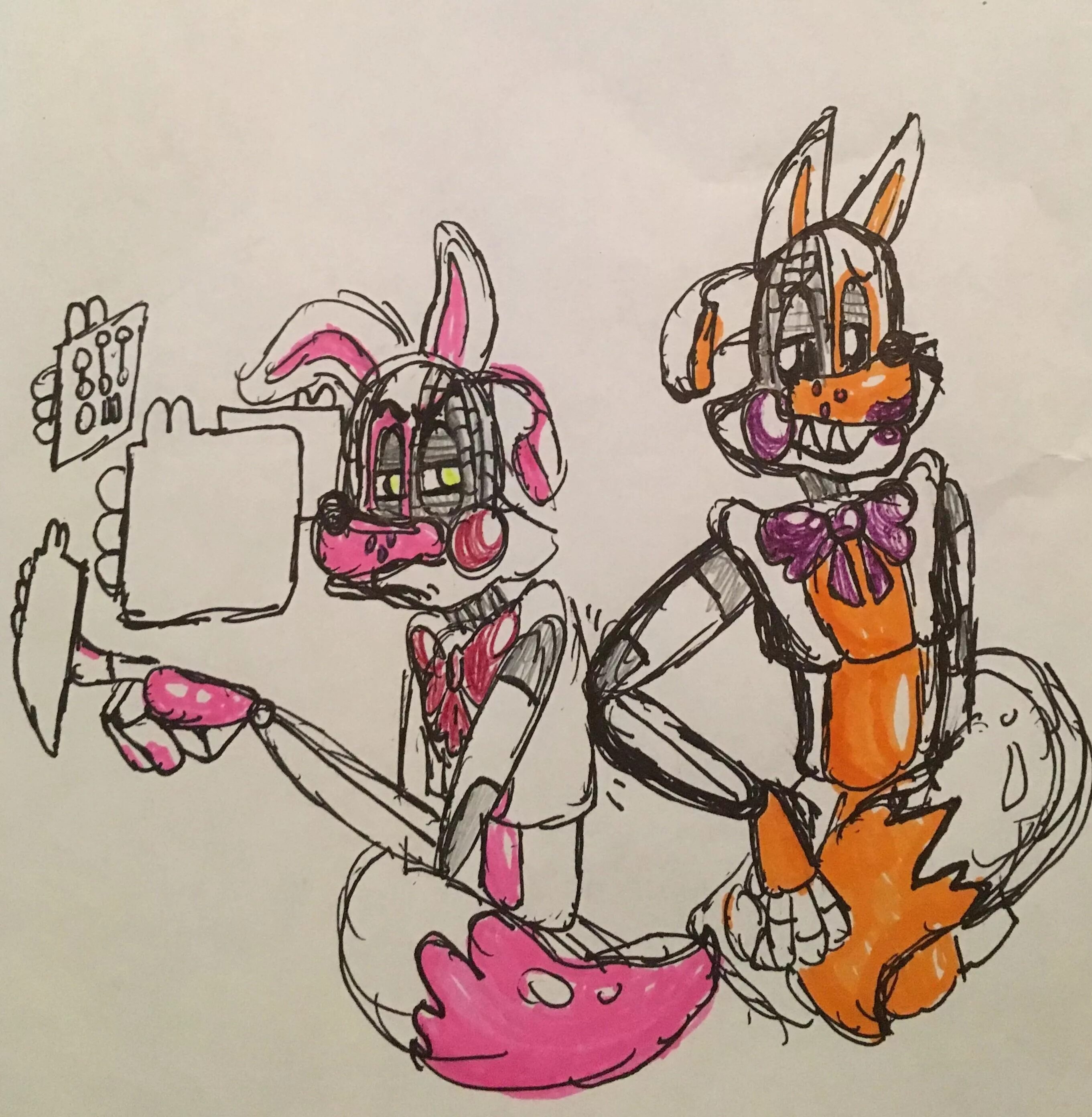 Фокси лолбит. Фантайм АНИМАТРОНИКИ лолбит. Lolbit x Foxy. Funtime Foxy and Lolbit. Фокси и СПРИНГТРАП.