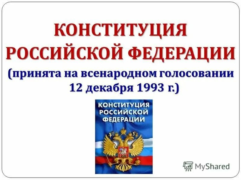 Конституция российской федерации была принята всенародно на