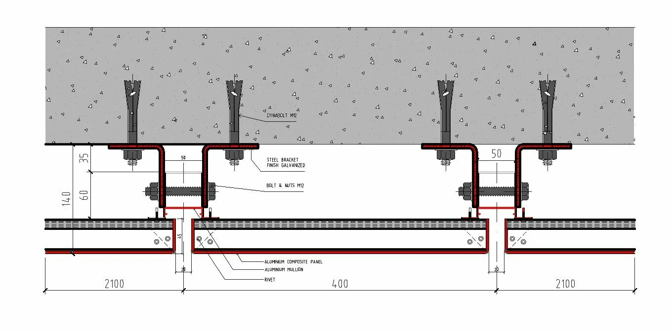 In great detail. Stair Curtain Wall join detail. Detail MAXXI. Architecture details Glass. Curtain detail.