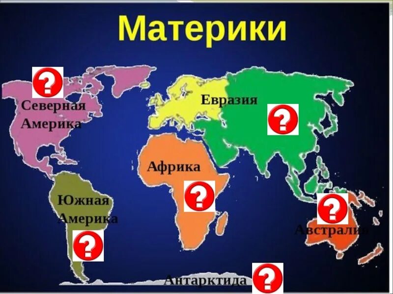 Америка это евразия. Материки. Континенты земли.